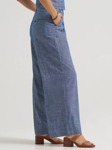 Women's Loose Pleated Trouser Pant