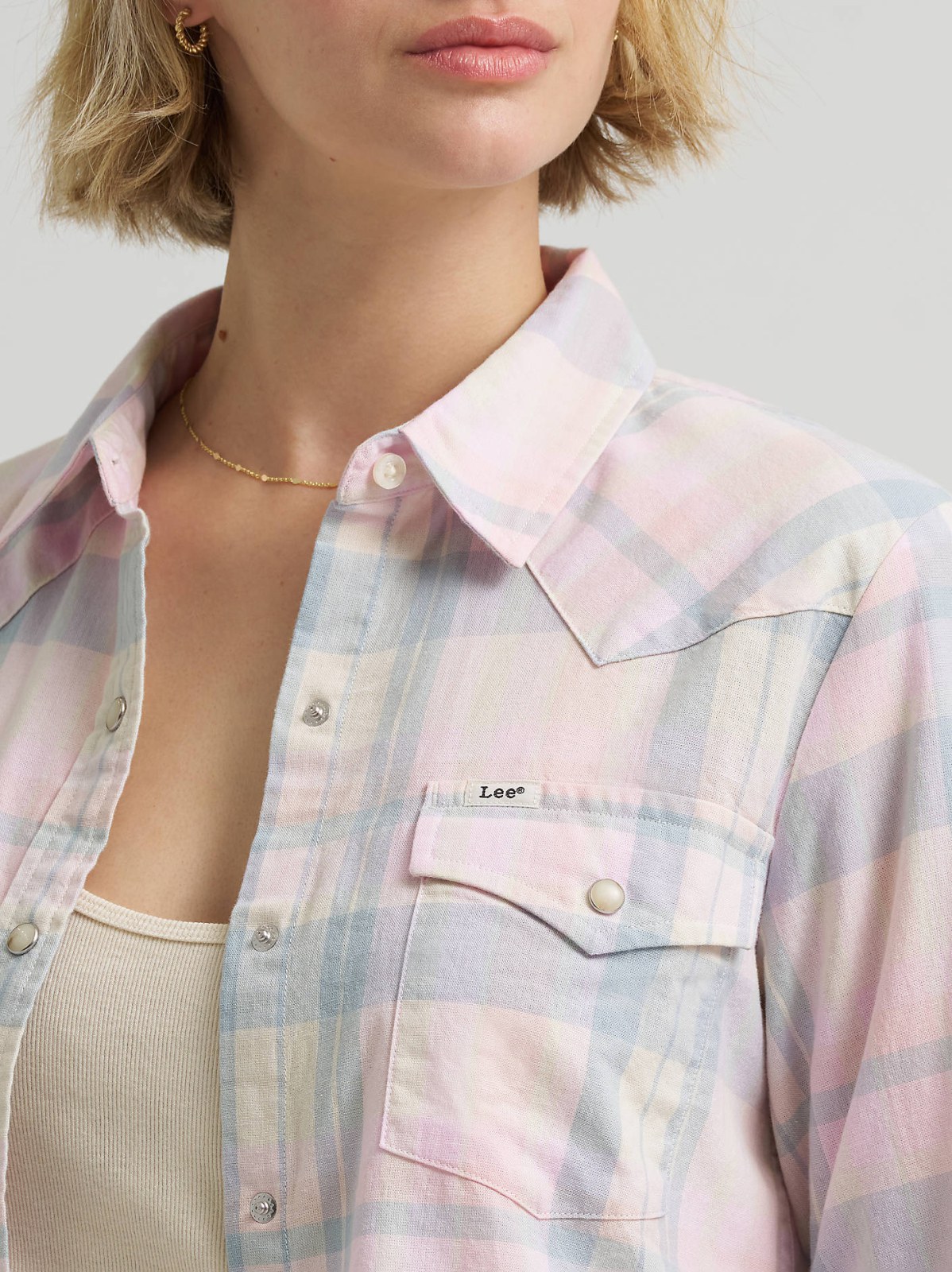 Women's Plaid Western Snap Front Shirt - view 5