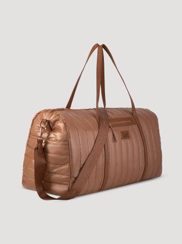 Women's Quilted Puffer Duffle Bag — alternate view