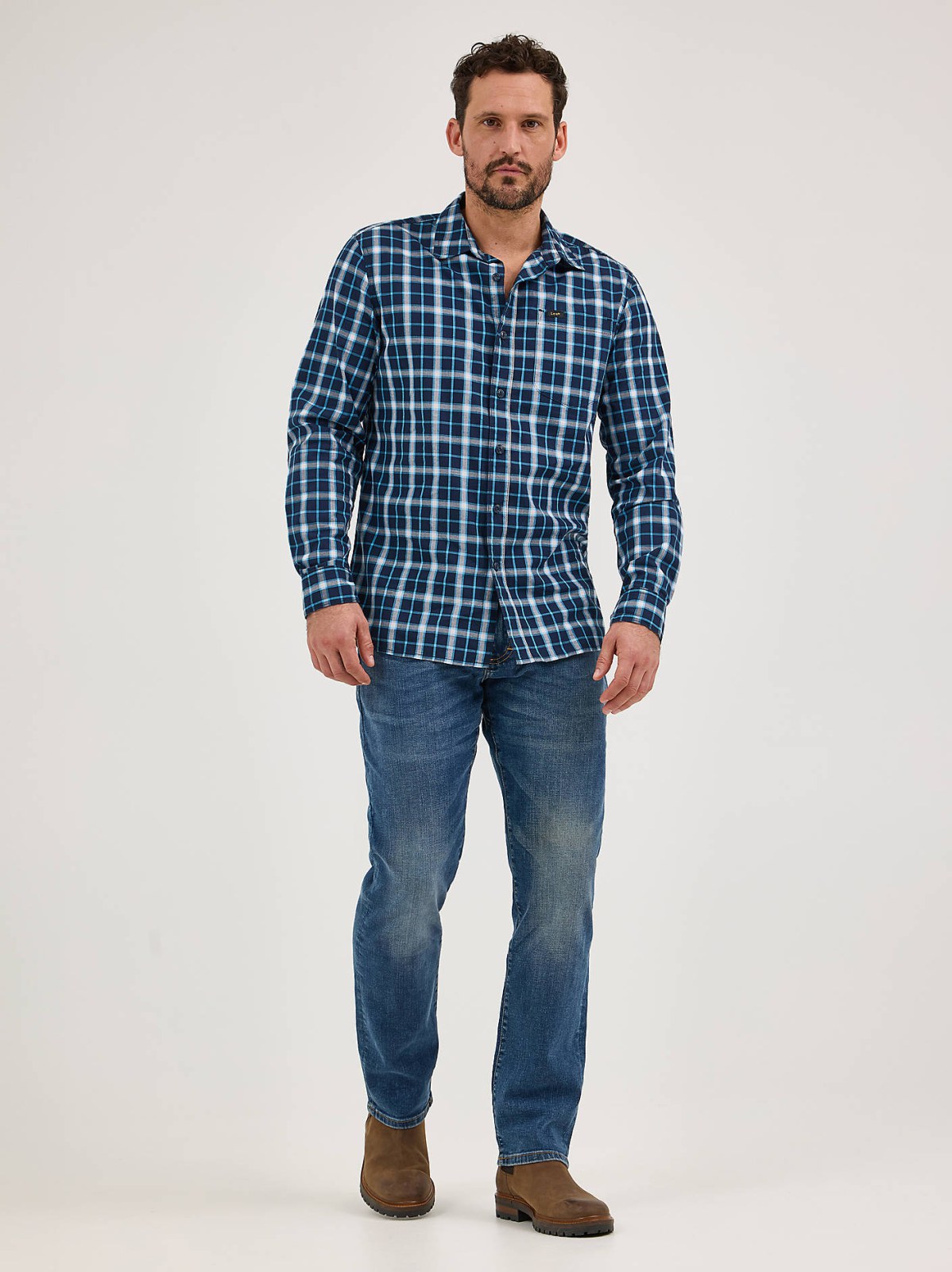 Men's Extreme Motion All Purpose Plaid Button Down Shirt - view 4