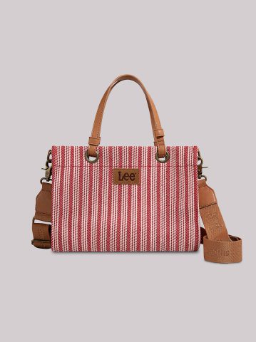 Women's Stripe Logo Handbag