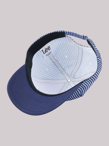 Women's Railroad Stripe Logo Hat