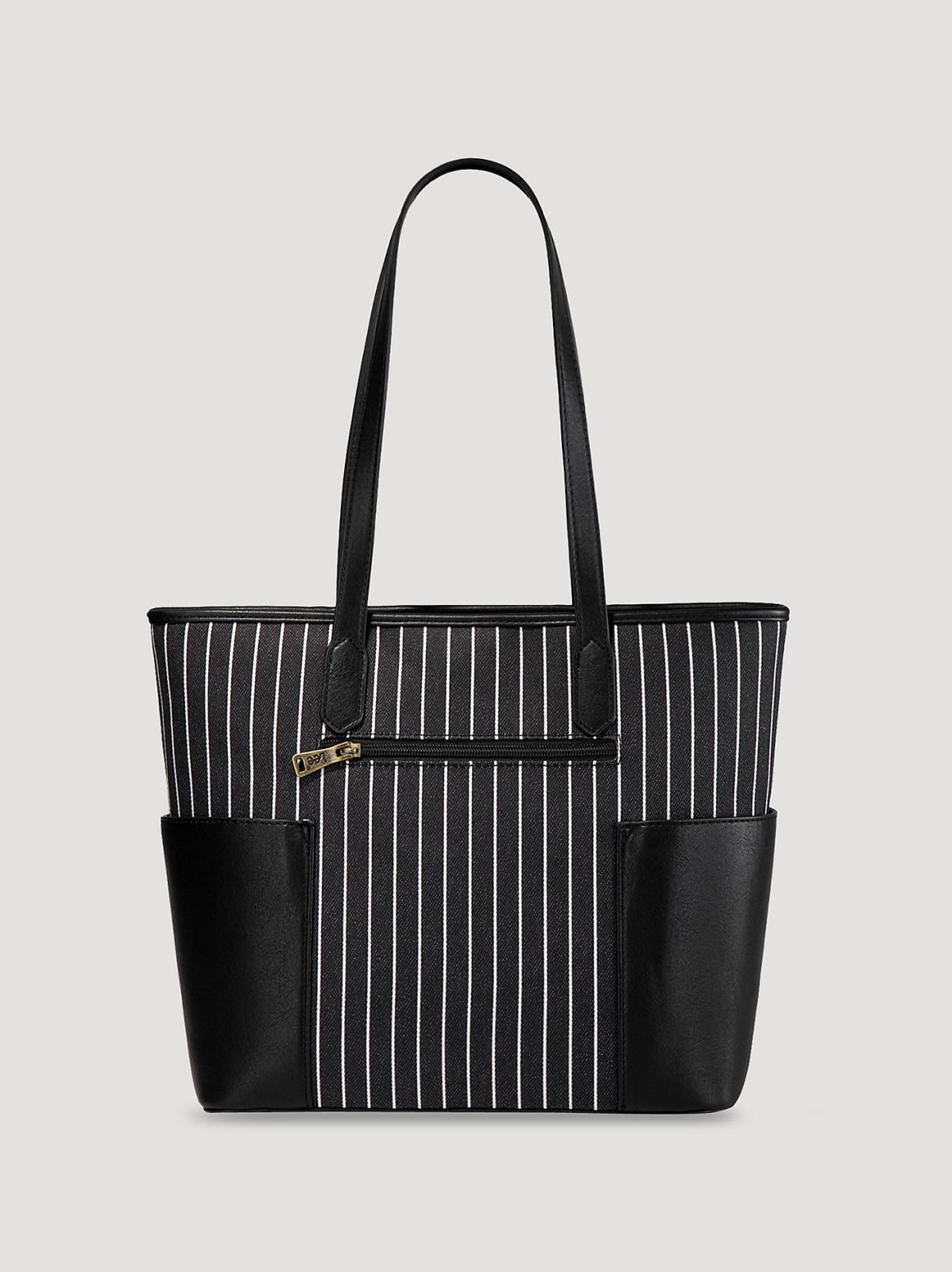 Women's Stripe Logo Tote With Side Pockets - view 2