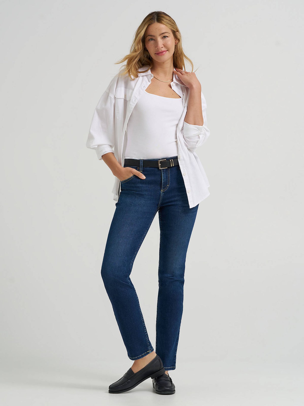 Women's Legendary High Rise Slim Straight Jean