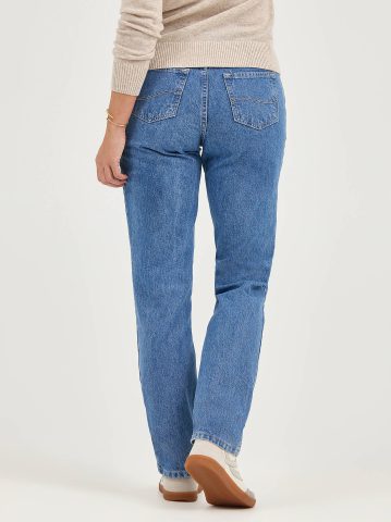 Women’s 100% Cotton Relaxed Fit Straight Leg Jean