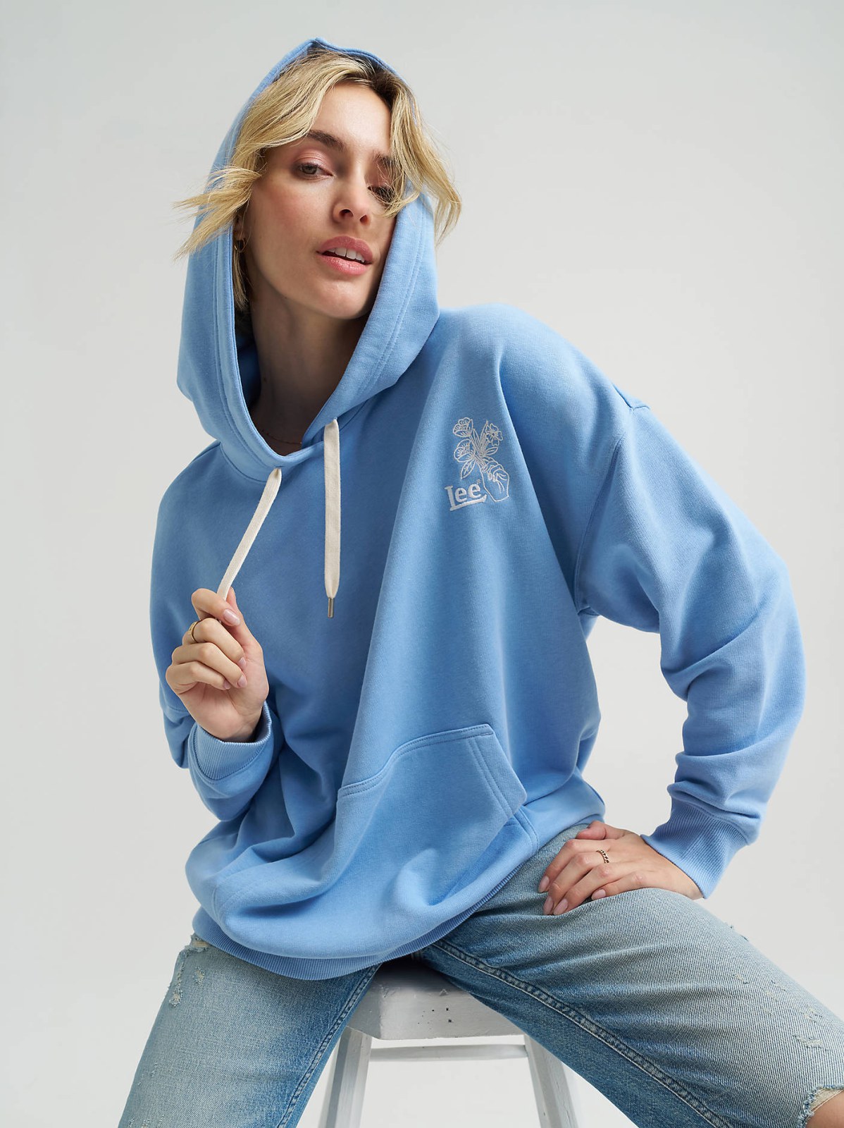 Women's Poppy Flowers Logo Hoodie - view 2