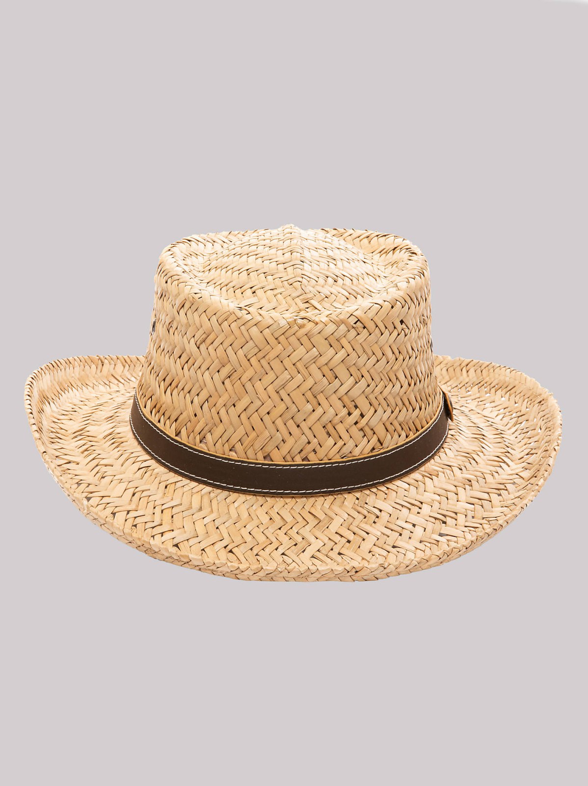 Rush Straw Gambler Hat - view 2