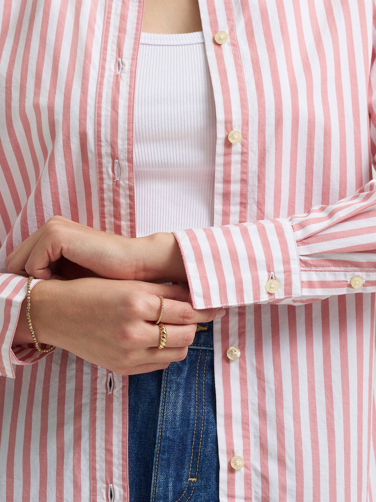 Women's Classic Pocketless Button Down Shirt - view 5