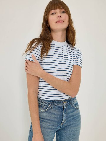 Women's Fitted Crop Logo Tee
