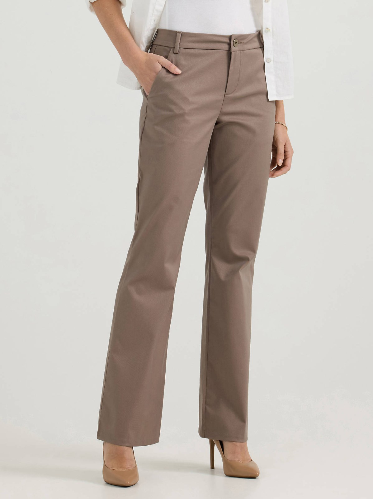 Women's Wrinkle Free Trouser Pant - view 2