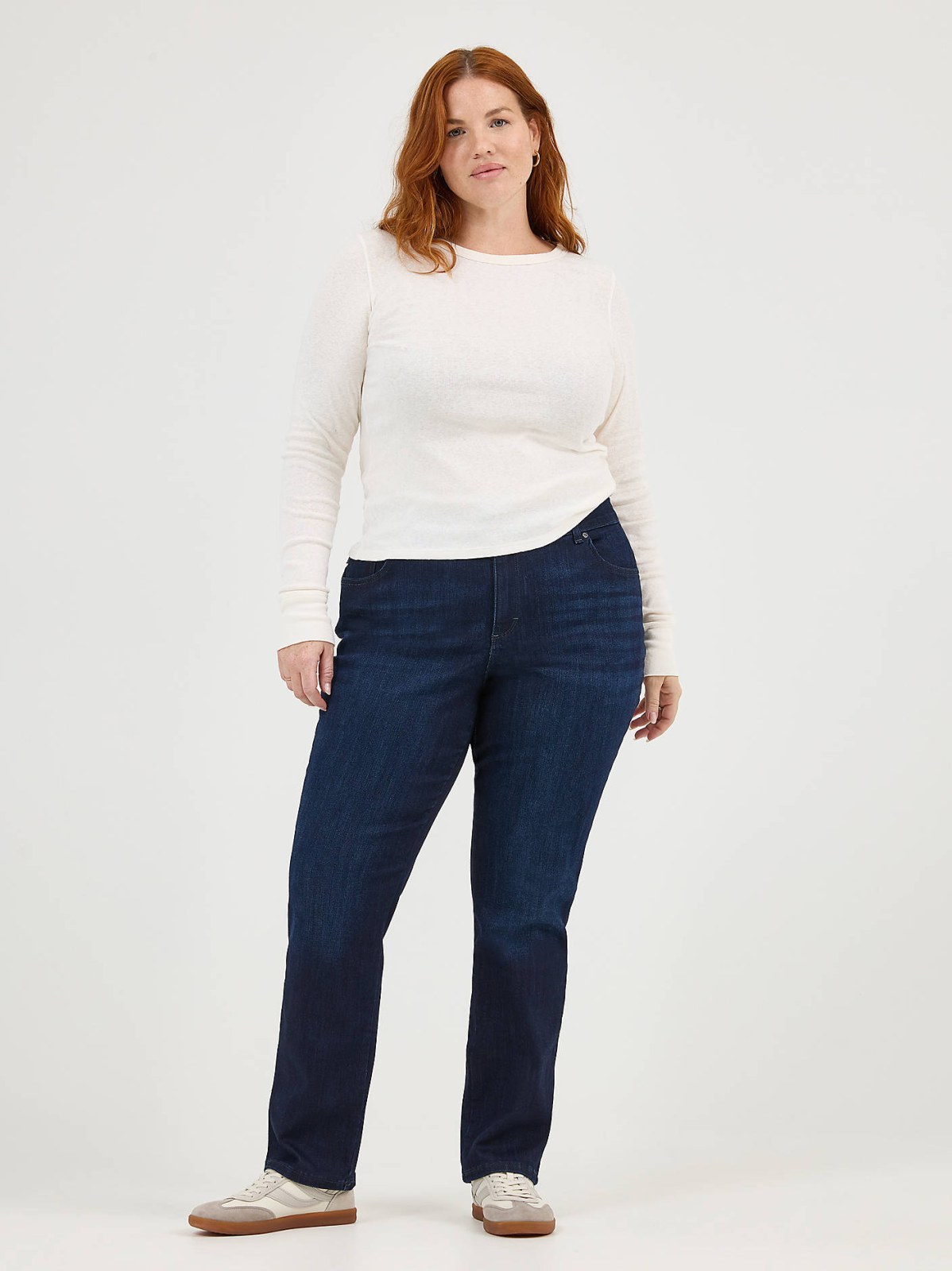 Women’s Stretch Relaxed Fit Straight Leg Jean (Plus)