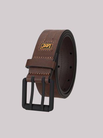 Men's Double Prong Square Buckle Belt