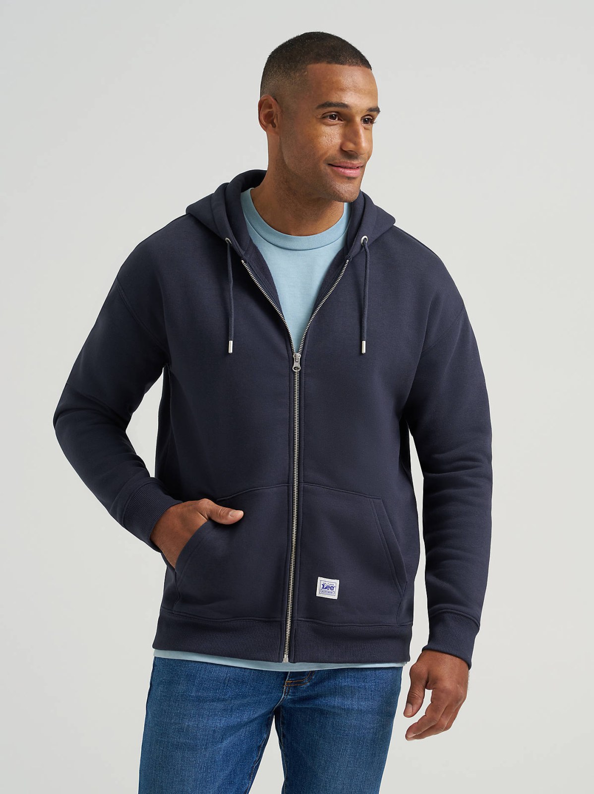 Men's Relaxed Fit Essential Workwear Full Zip Jacket