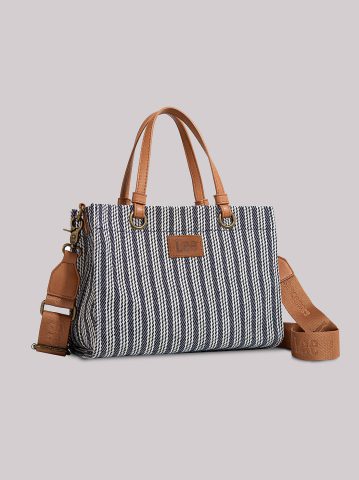 Women's Stripe Logo Handbag