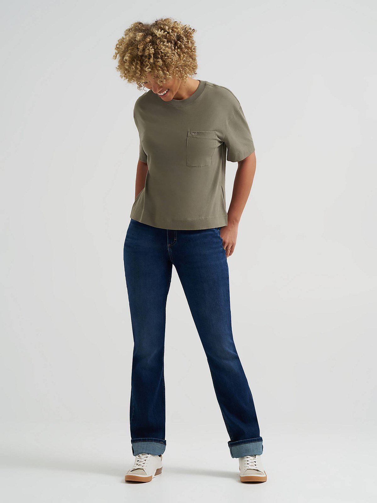 Women's Solid Logo Pocket Tee - view 4