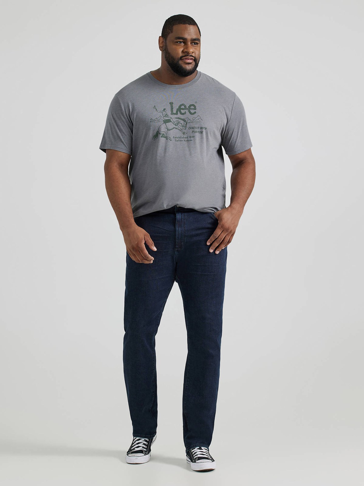 Men's Extreme Motion Athletic Tapered Leg Jean (Big & Tall)
