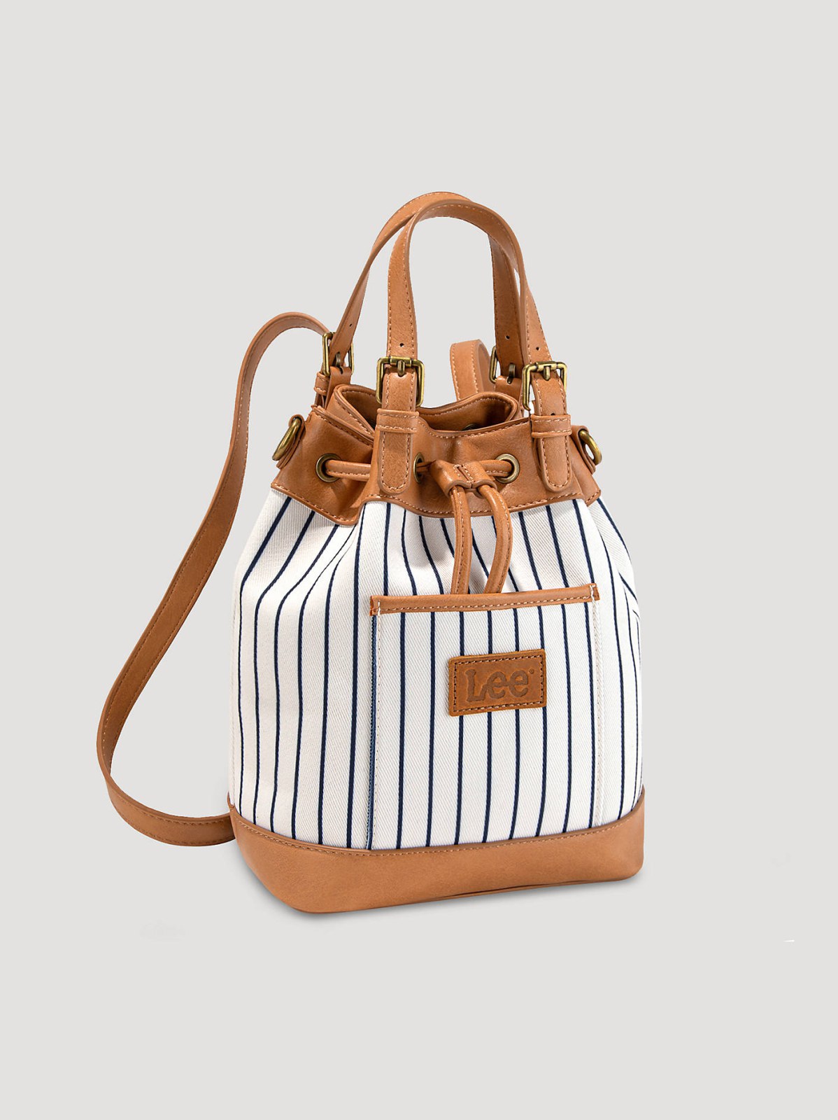 Women's Striped Bucket Backpack - view 3