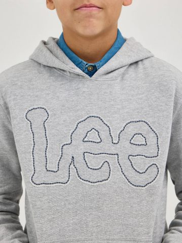 Boy's Popover Fleece Logo Hoodie