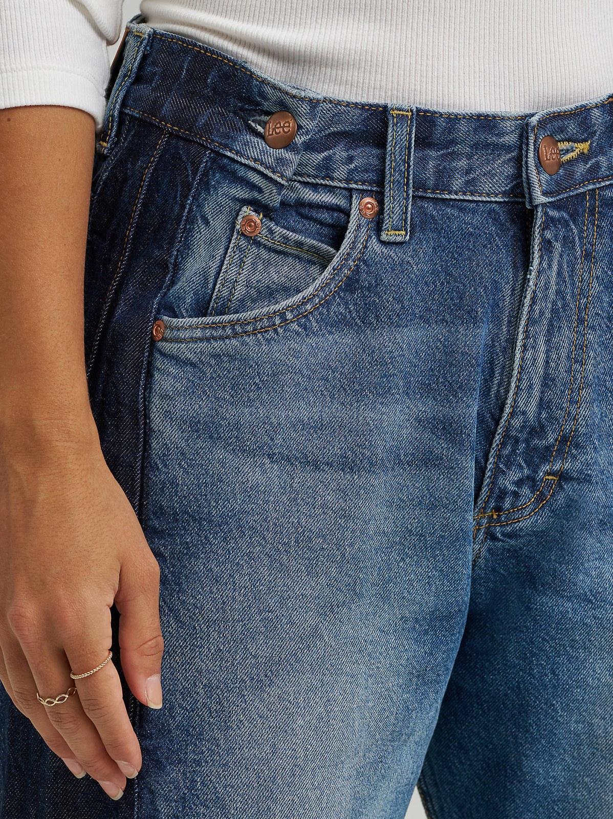 Women's Adjustable Low Slung Barrel Rider™ Jean - view 7