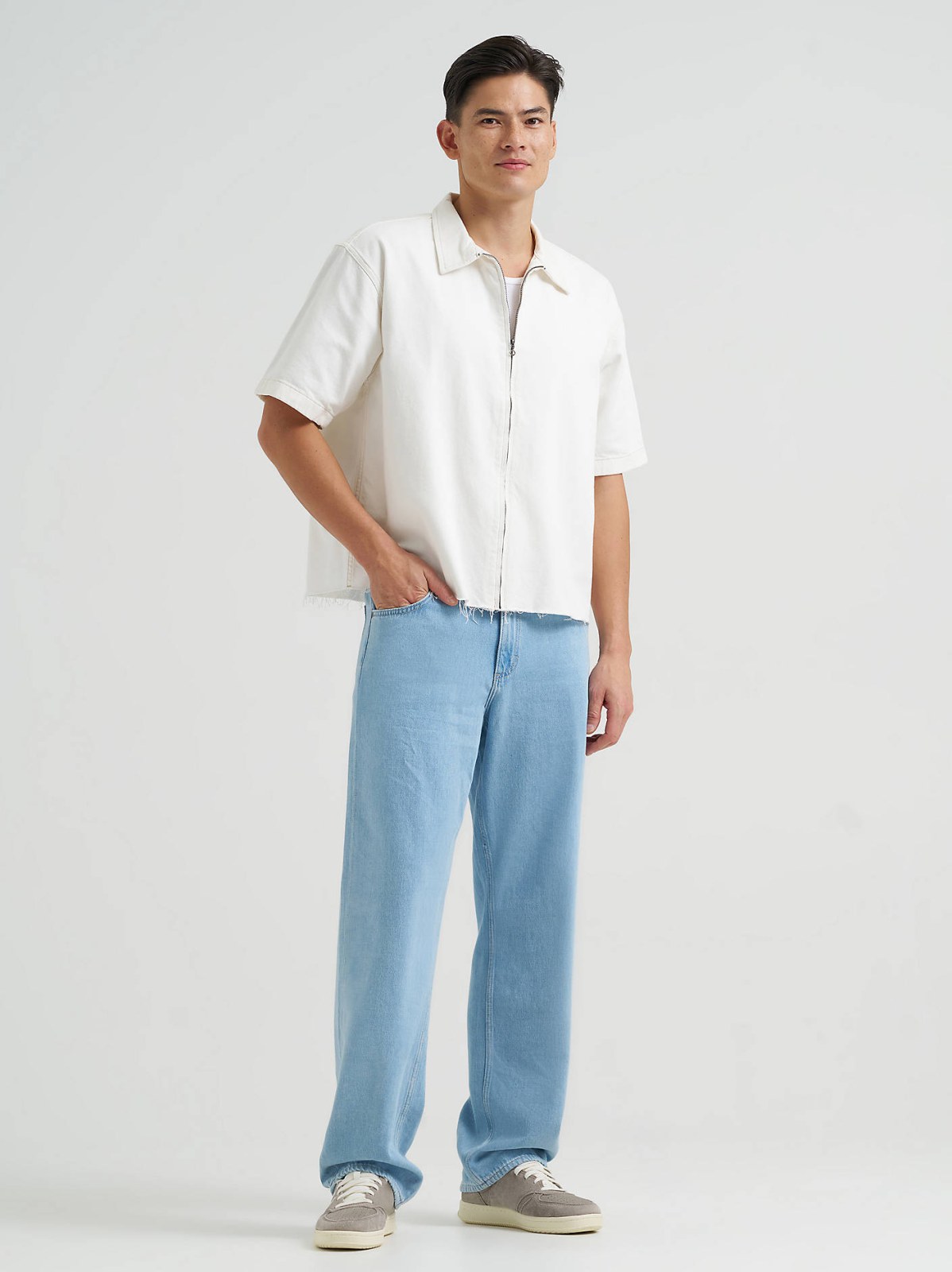 Men's 100% Cotton Drawstring Baggy Jean - view 9