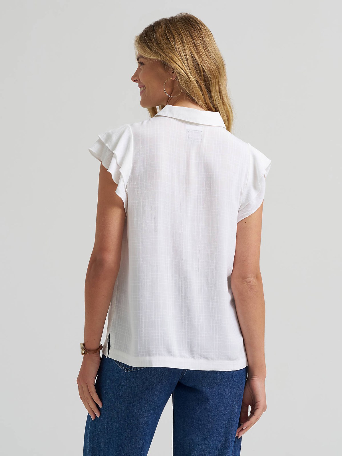 Women's Legendary Flutter Sleeve Button Down Shirt - view 2