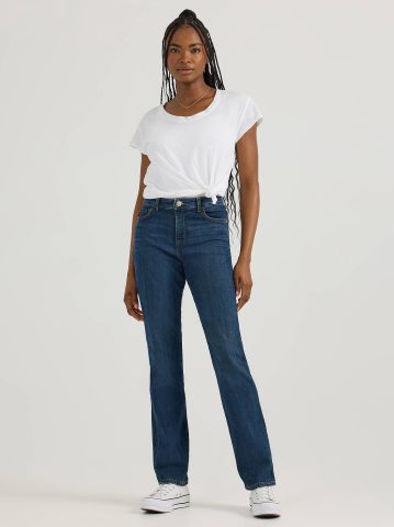 Women's Instantly Slims Relaxed Fit Straight Leg Jean