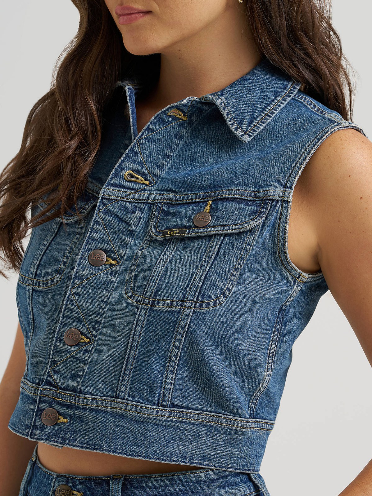 Women's Crop Rider™ Denim Vest - view 4