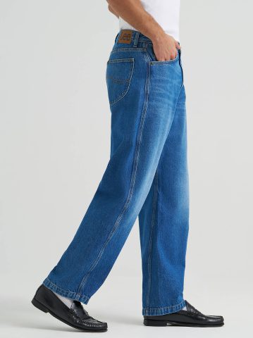 Men's 100% Cotton Loose Barrel Jean