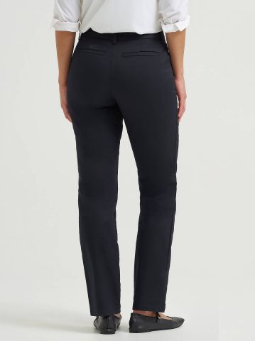 Women's Wrinkle Free Relaxed Fit Straight Leg Pant