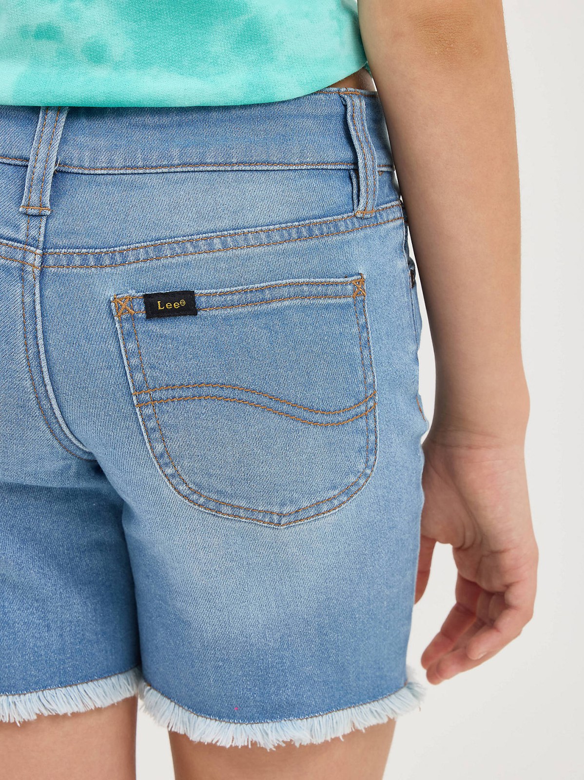 Girl's Midi Cut Off Short - view 5