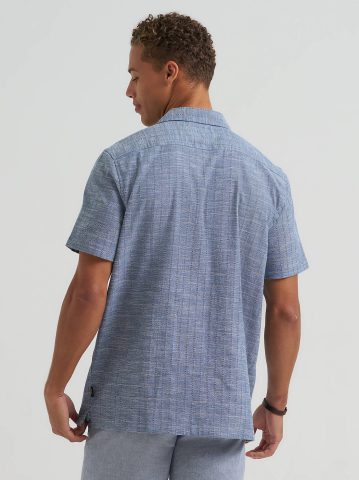 Men's Dobby Slub Camp Shirt — alternate view