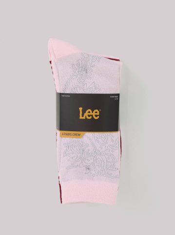 Women's 6-Pack Assorted Crew Socks — alternate view