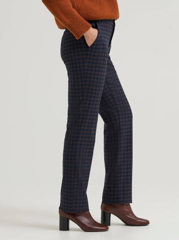 Women's Wrinkle Free Relaxed Fit Straight Leg Pant