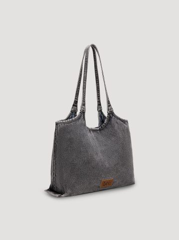 Women's Denim Canvas Tote Bag