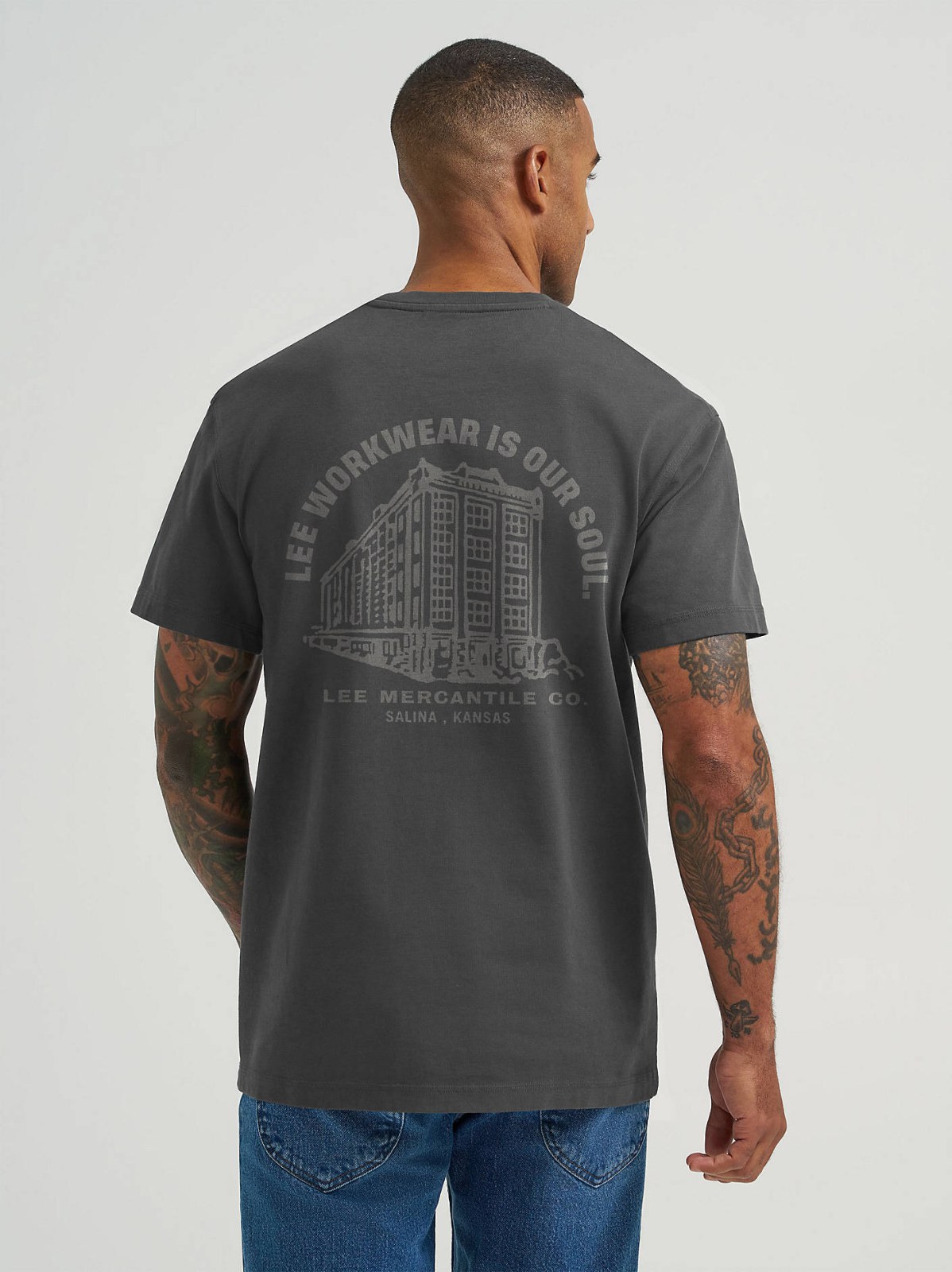 Men's Relaxed Fit Essential Workwear Is Our Soul Graphic Tee - view 2