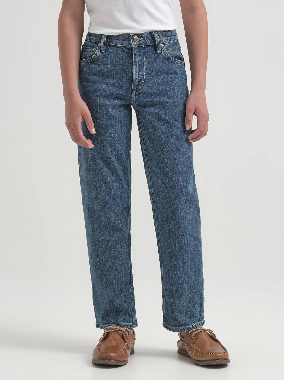 Boy's Lee® x J.Crew High Rise Straight Jean - view 2