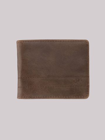 Men's Embossed Logo Passcase Wallet