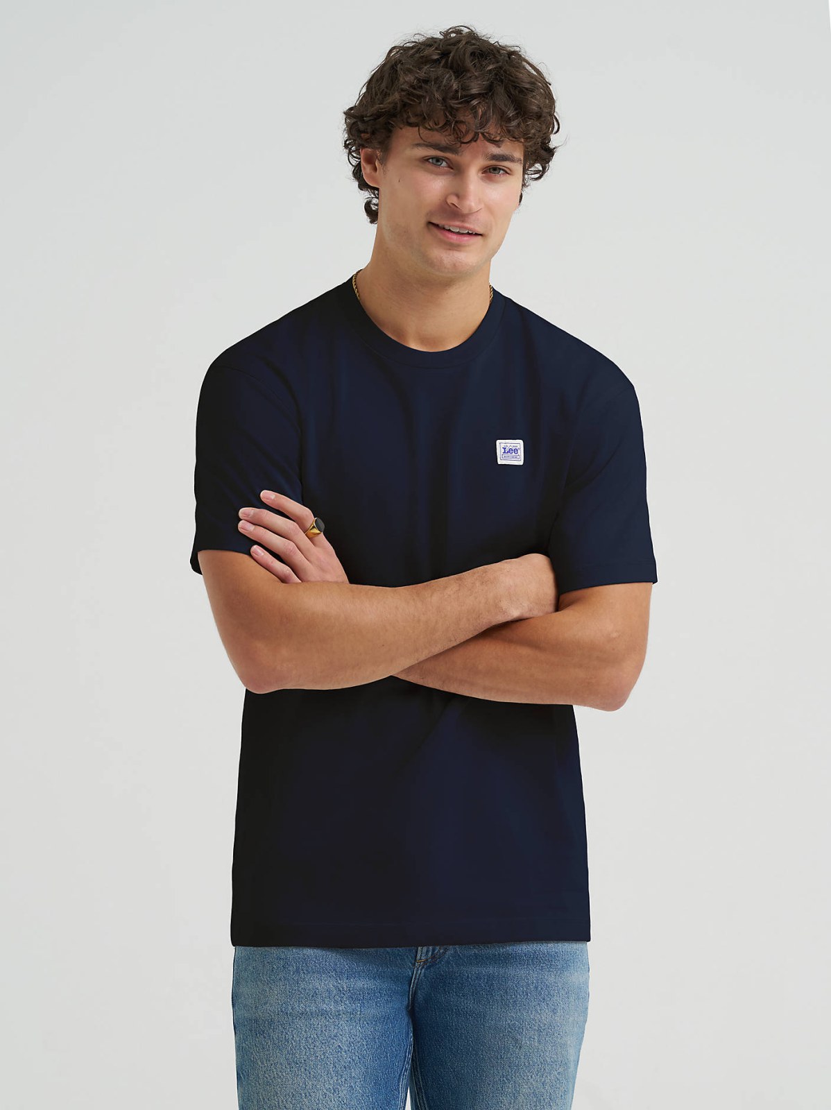 Men's Relaxed Fit Patch Logo Tee