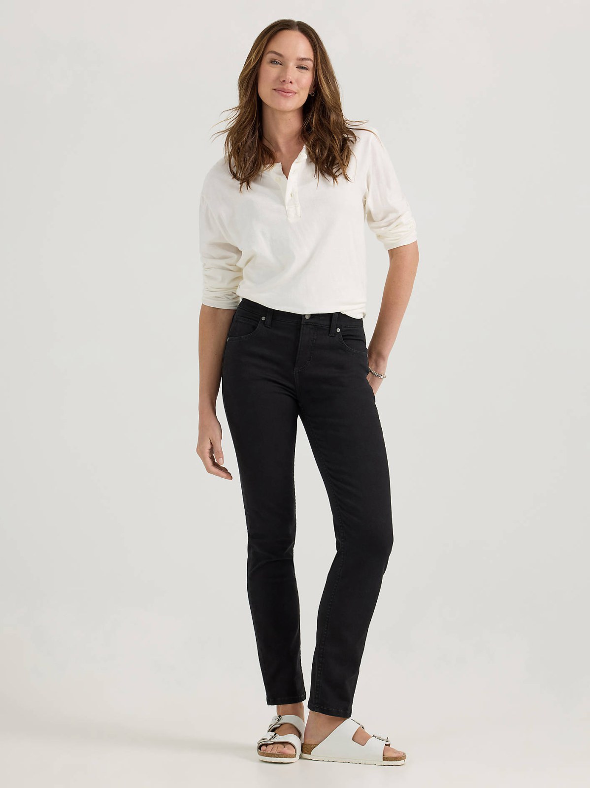 Women's Ultra Lux Comfort Flex Motion Slim Straight Jean with Ever Fit®