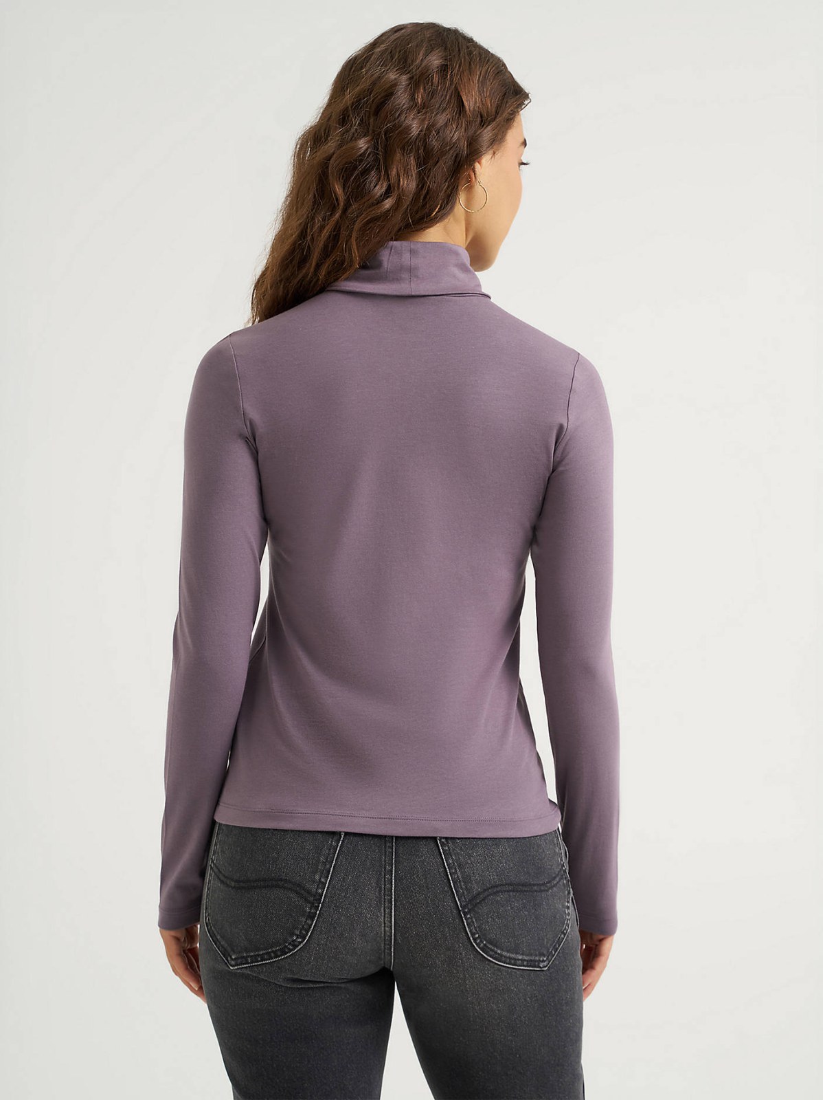 Women's Fitted Turtleneck Top - view 3