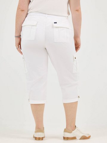 Women's Ultra Lux Comfort with Flex-To-Go Relaxed Fit Cargo Capri (Plus)