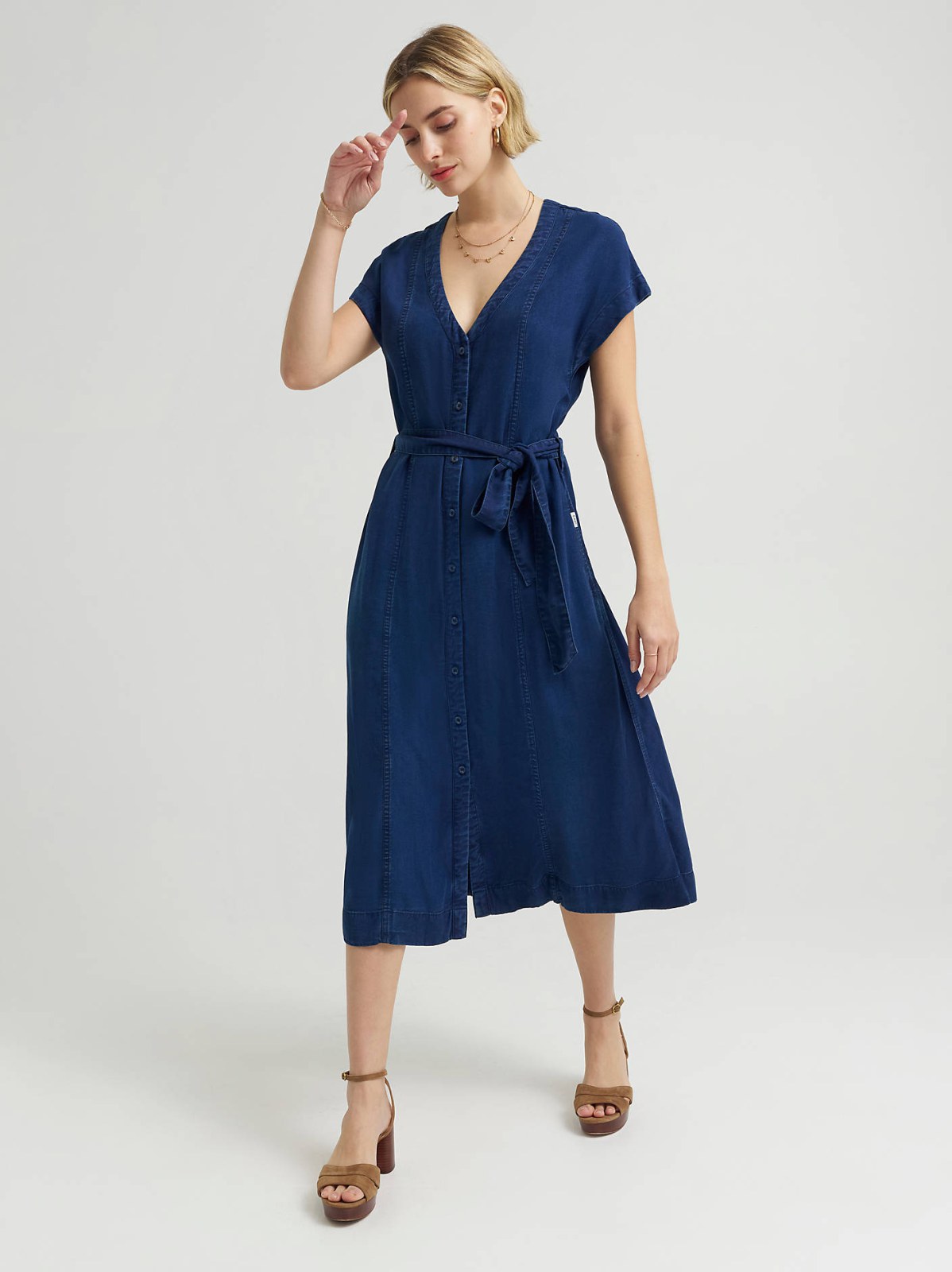 Women's Western Midi Dress - view 2