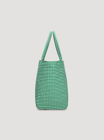 Women's Gingham Tote Bag