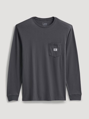 Men's Long Sleeve Workwear Pocket Tee