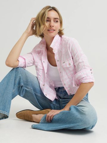 Women's Plaid Western Snap Front Shirt