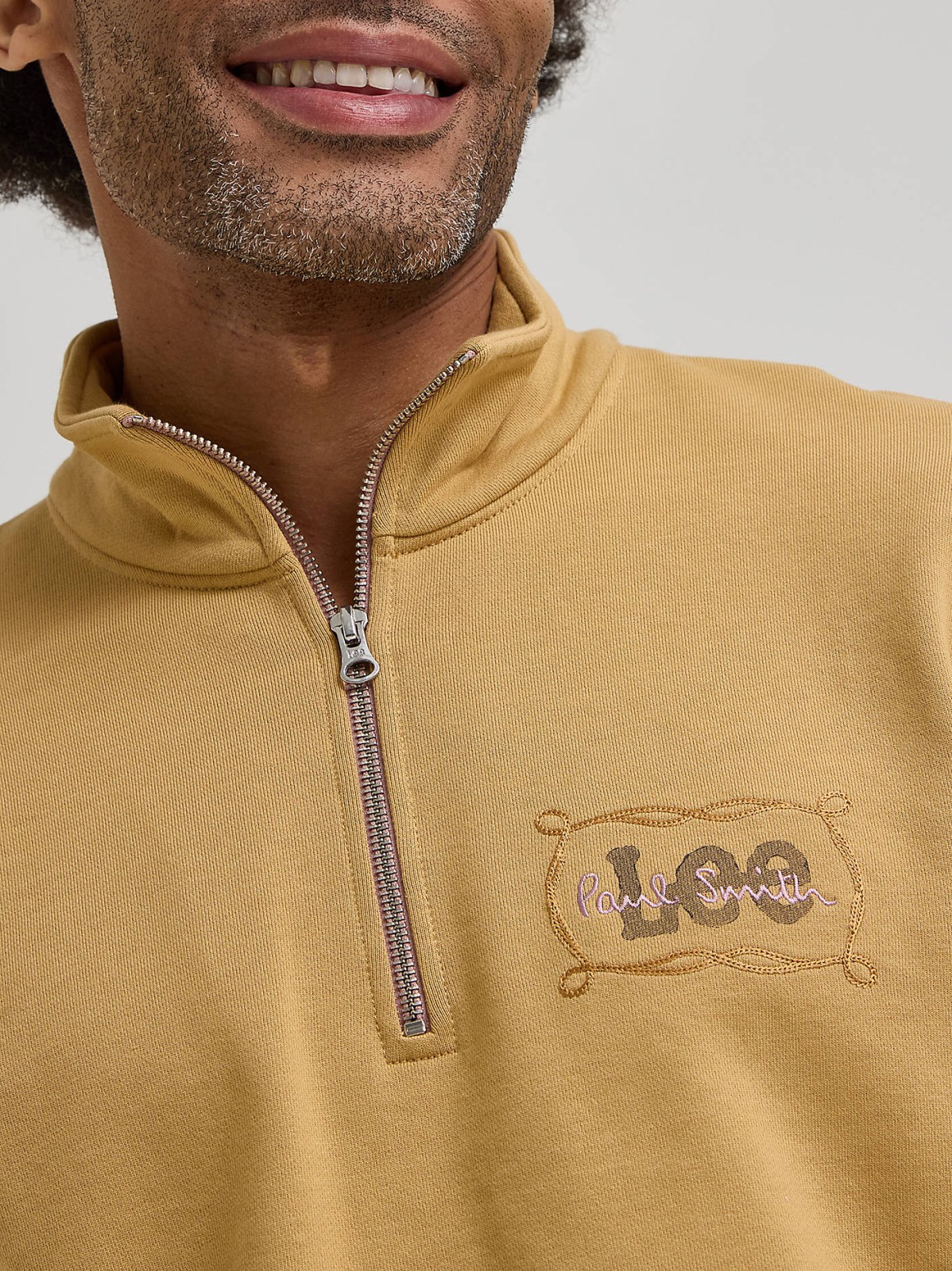 Men's Lee® x Paul Smith Quarter Zip Sweatshirt - view 5