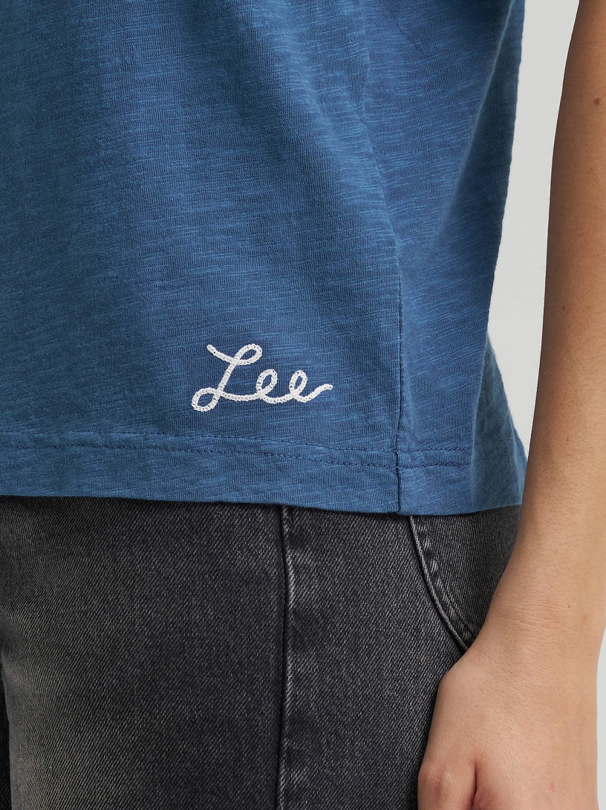Women's Solid Crew Neck Tee - view 6