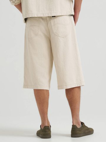 Men's Loose Jacquard Drawstring Jort