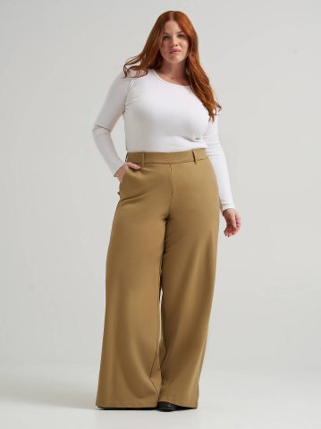 Women's Ultra Lux Comfort Any Wear Wide Leg Pant (Plus)