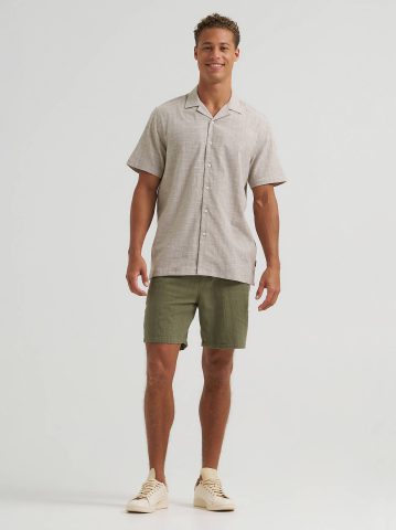 Men's Dobby Slub Camp Shirt
